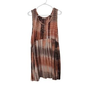 Spin Women's tan Sleeveless tunic top size L